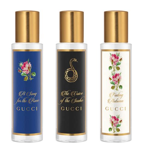 gucci perfume mini set|gucci alchemist garden discovery set.